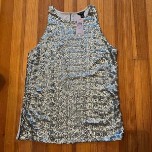 NWT Ann Taylor sequin top size small/petite